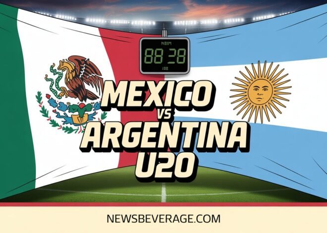 Exciting Mexico vs Argentina U20 Time: Don’t Miss This Thrilling Clash