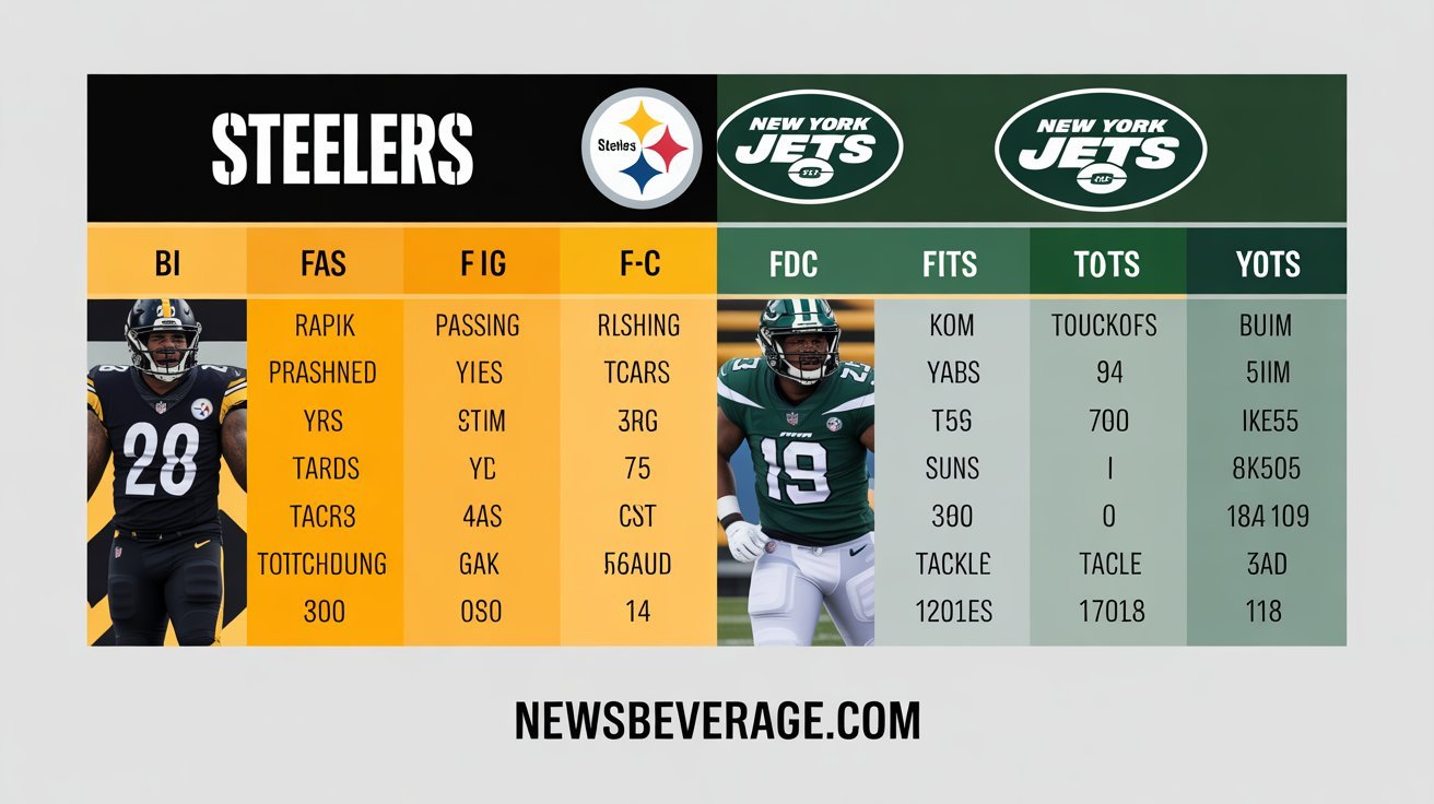Brilliant Pittsburgh Steelers vs New York Jets Match Player Stats That Shocked Everyone 2026