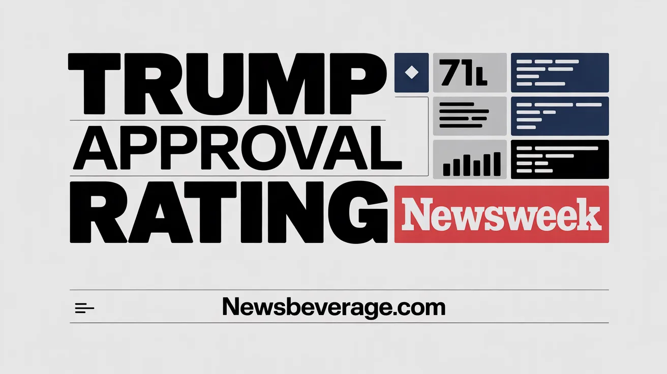 Trump Approval Rating Newsweek: Shocking Numbers That Should Worry the White House 2026