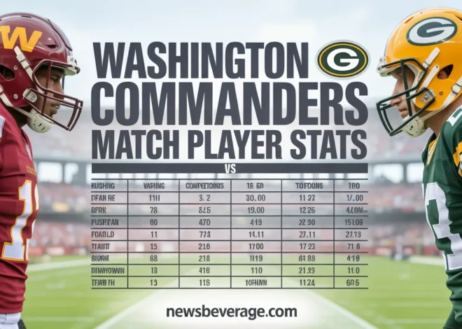 Washington Commanders vs Green Bay Packers Match Player Stats: Shocking Showdown Revealed 2026