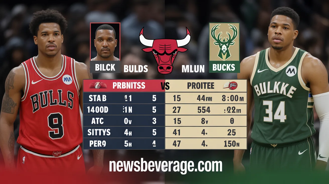 Shocking & Dominant: Chicago Bulls vs Milwaukee Bucks Match Player Stats Revealed 2026