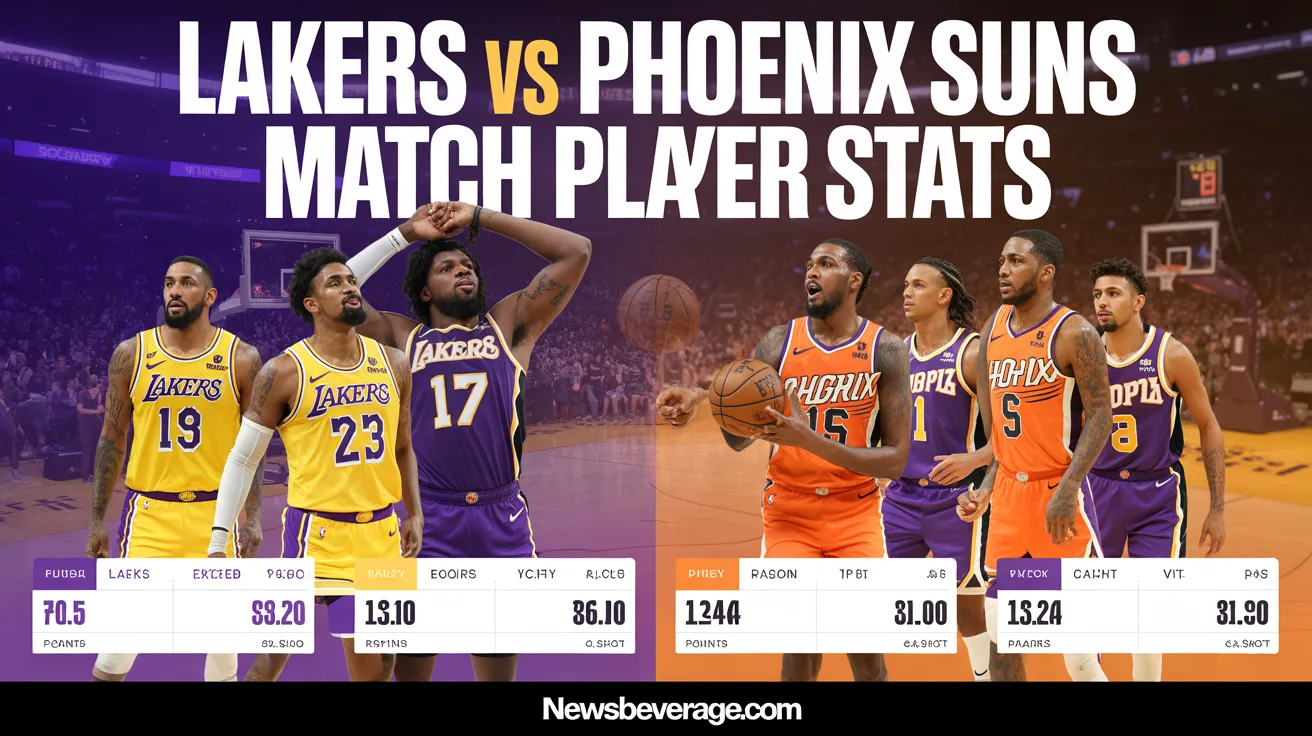 Lakers vs Phoenix Suns Match Player Stats: Stunning Breakdown 2026