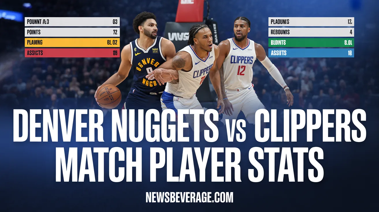 Denver Nuggets vs Clippers Match Player Stats: Stunning Wins, Shocking Losses 2026
