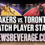 Lakers vs. Toronto Raptors Match Player Stats
