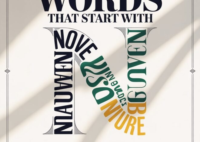 Powerful Words That Start With N You Never Knew You Needed in 2026