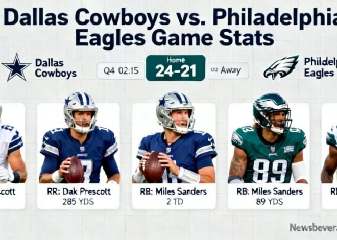 Dallas cowboys vs Philadelphia eagles match player stats: Shocking Player Stats That Decide Every Game 2026