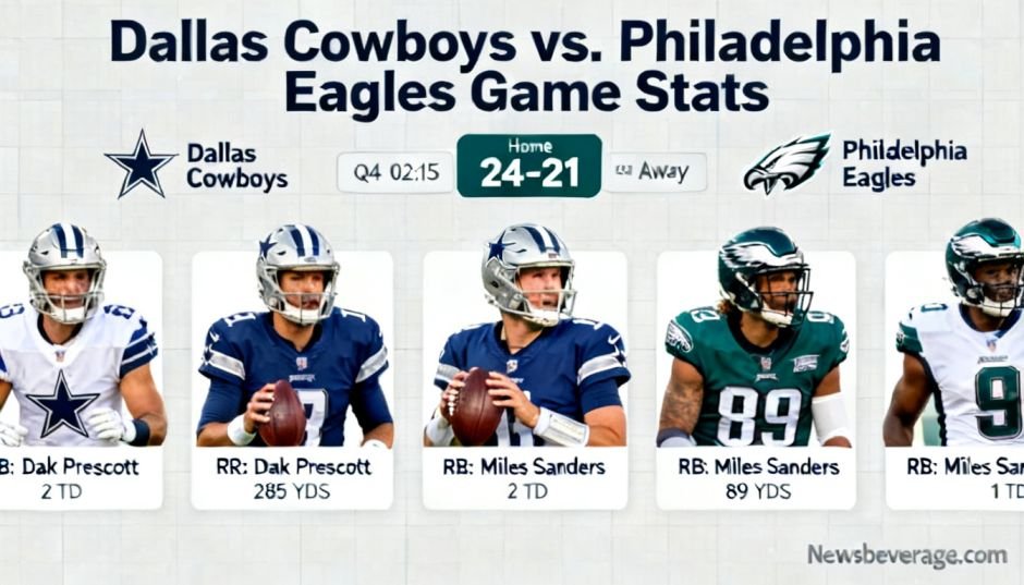 Dallas cowboys vs Philadelphia eagles match player stats: Shocking Player Stats That Decide Every Game 2026