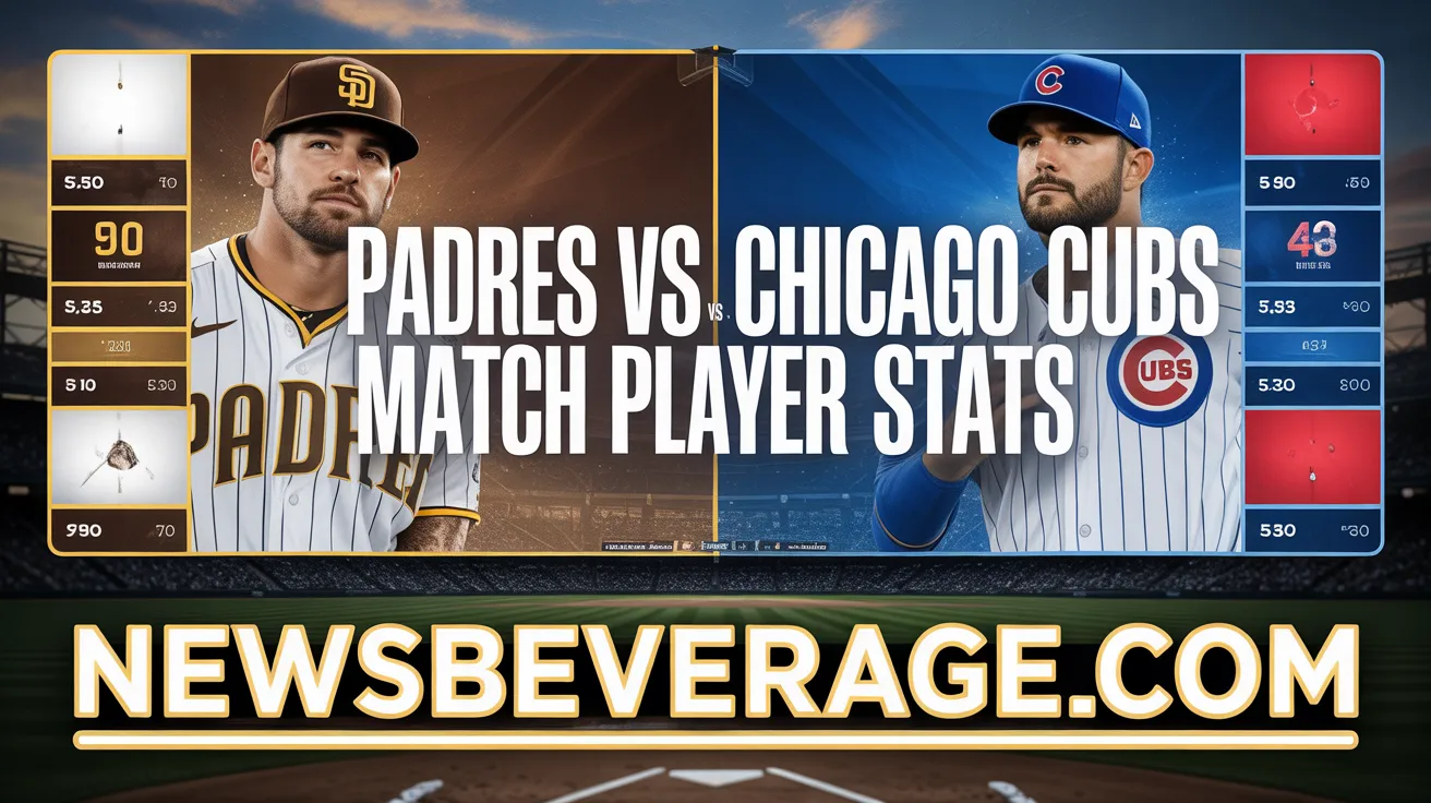 Padres vs Chicago Cubs Match Player Stats: Shocking Wins, Brutal Losses, and the Numbers That Tell the Real Story In 2026